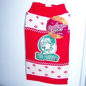 A Christmas Story NWT Pet Apparel Holiday Sweater Sz XS